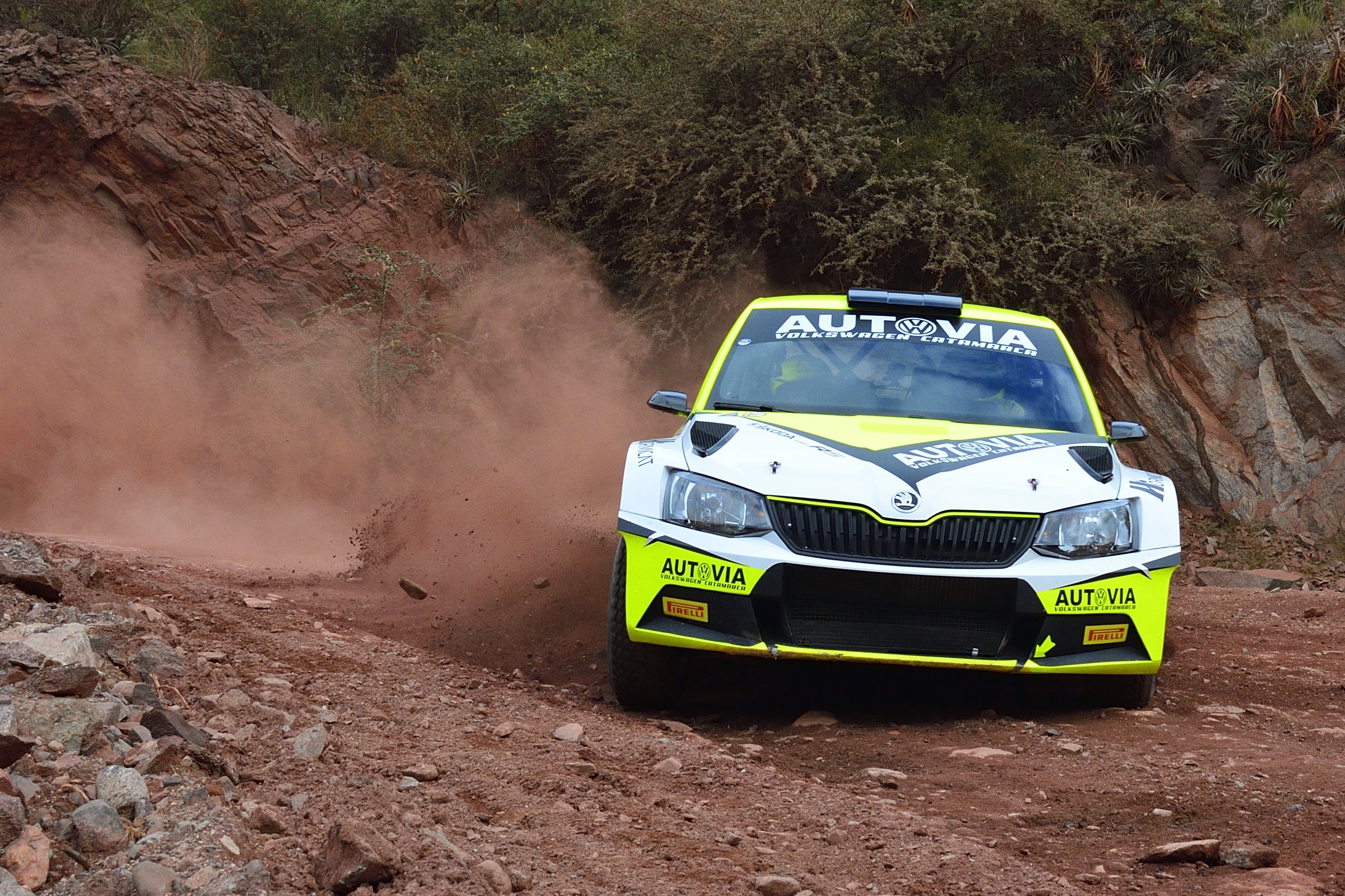 Augusto D'Agostini rally rioja skoda