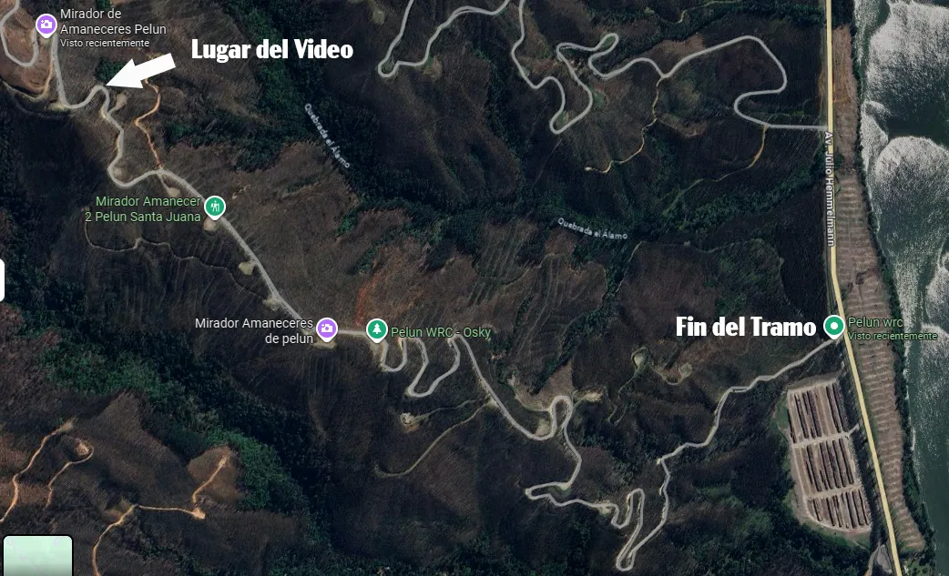 mapa pelun wrc chile